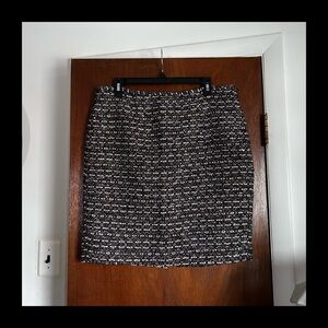 Calvin Klein Sequin Tweed Pencil Skirt